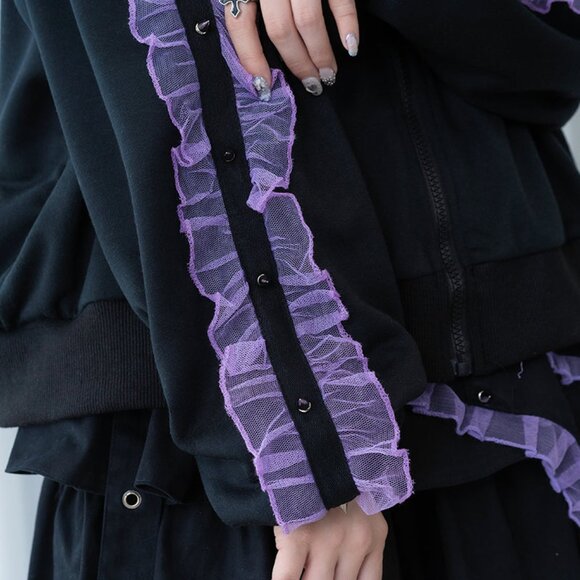 NEW ACDC RAG - Baby Punk Devil Punk Sailor Zip Up Jacket - Picture 6 of 9